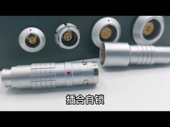 वाटरप्रूफ लेमो सर्कुलर कनेक्टर्स पैनल माउंटेड मल्टी पिंस