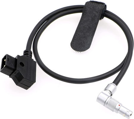 गुणवत्ता  Zacuto Kameleon EVF Camera Power Cable Rotatable Lemo Right Angle 4 Pin Male To Reverse D-Tap कारखाना
