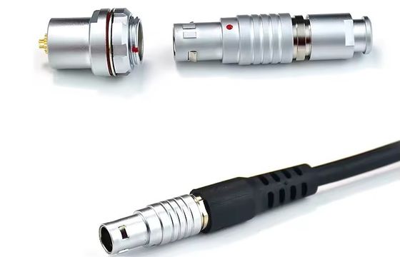खरीदें Compatible LEMO FGG EGG 2B circular connectors Male And Female With Customized Cable Assmebly Manufacturer online manufacture